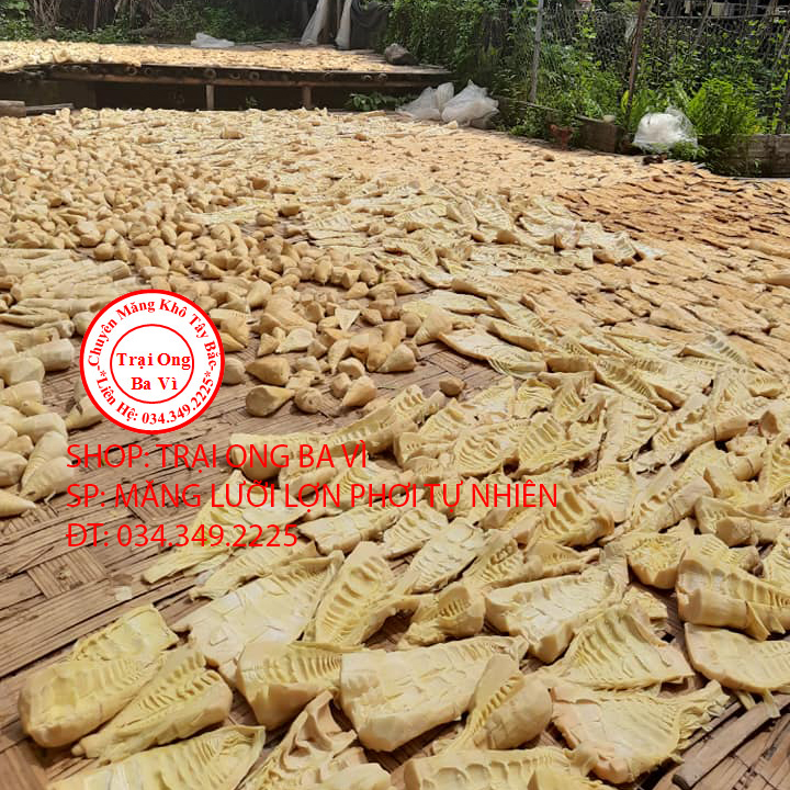 Măng lưỡi lợn khô rất non 500 gam