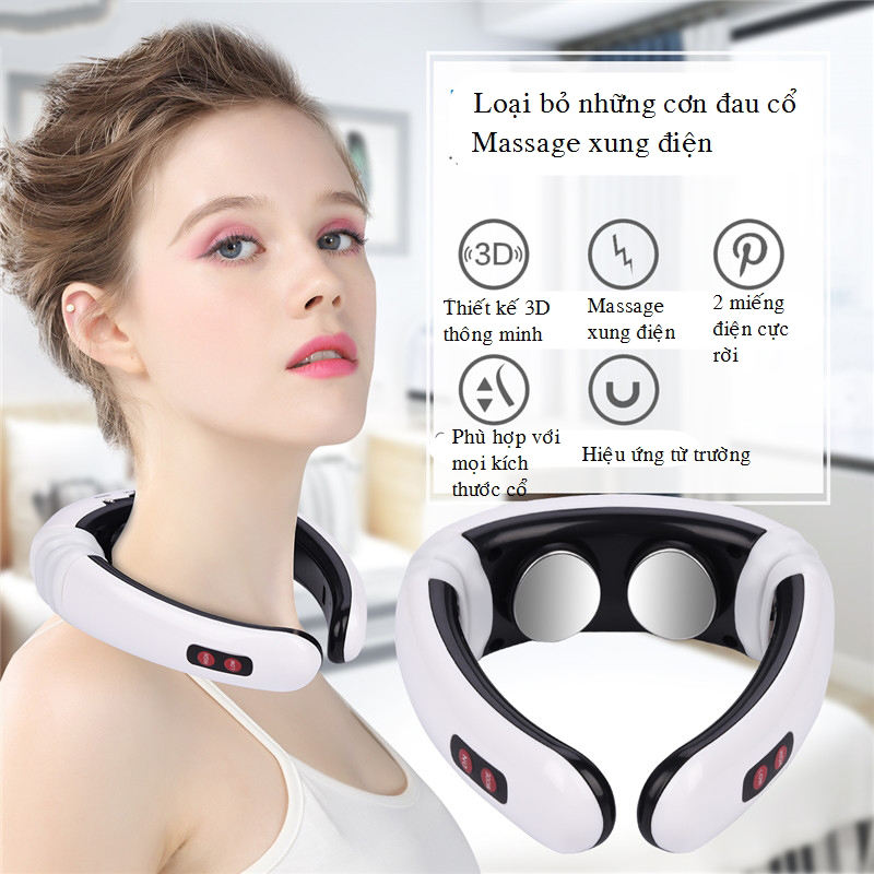 Máy Massage Cổ 3D Xung Điện FUKI , MAGIC - Đại Lý Phân Phối Máy Massage Nhật Bản Tại TPHCM - Máy massage cổ vai gáy thiết bị thông minh 3D Cao Cấp  - Fied noodles phân phối