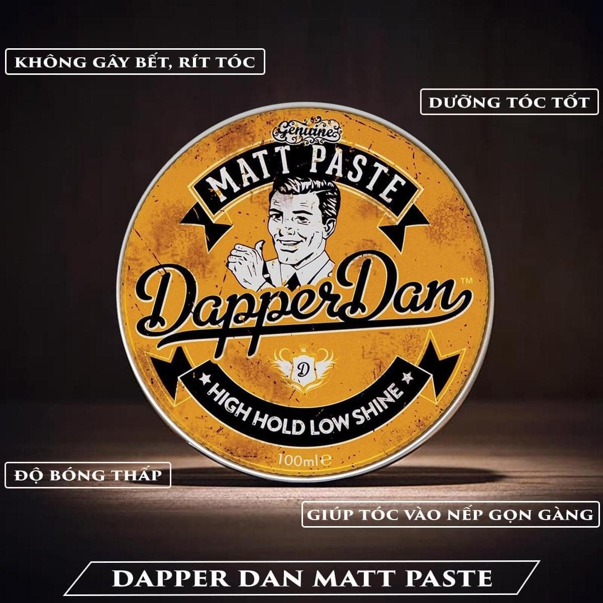 SÁP VUỐT TÓC DAPPER DAN MATT PASTE 100ML