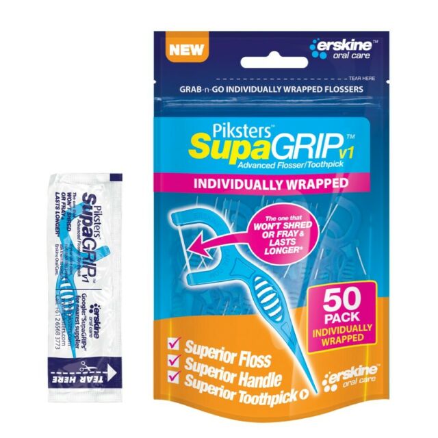 [HCM]Tăm chỉ SupaGrip Pikstes Austraulia 50 cây/gói (Hộp)