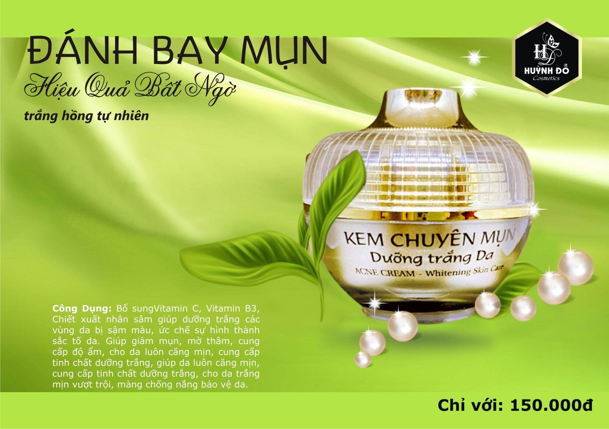 Kem chuyên Mụn HUỲNH ĐỖ