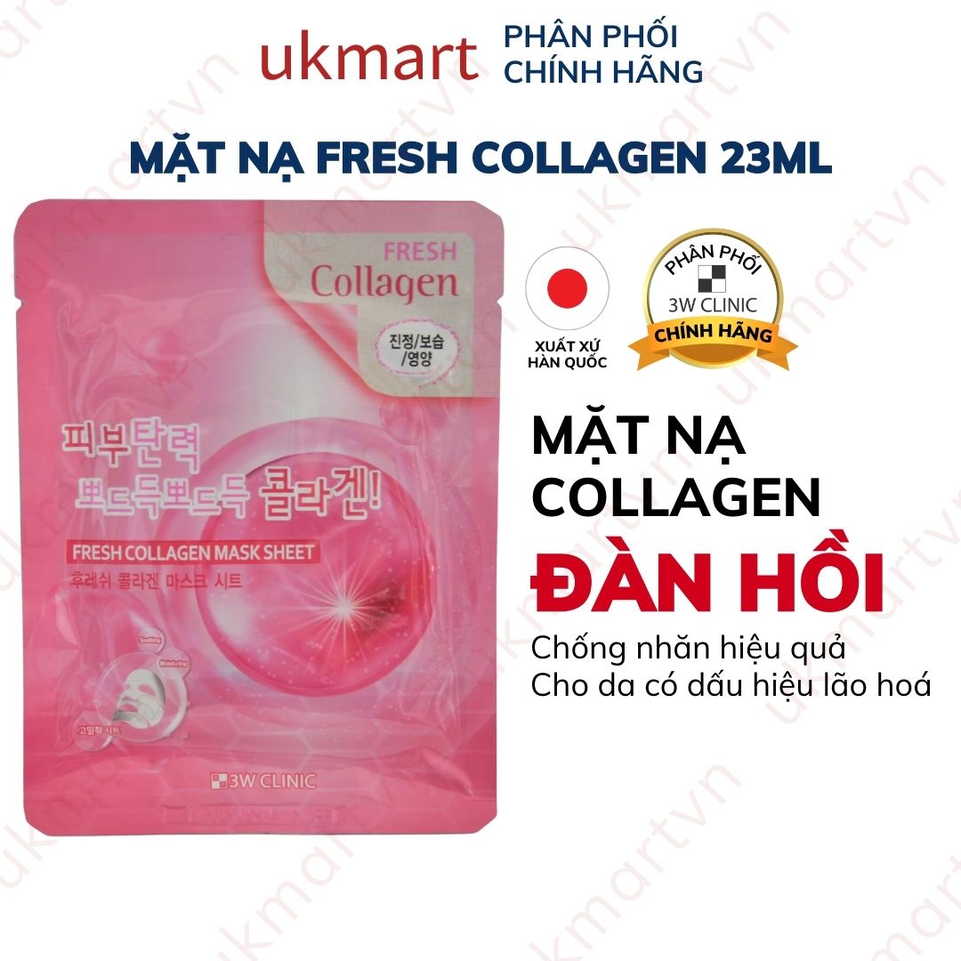 Mặt Nạ Dưỡng Da 3W CLINIC Fresh Mask 23ml