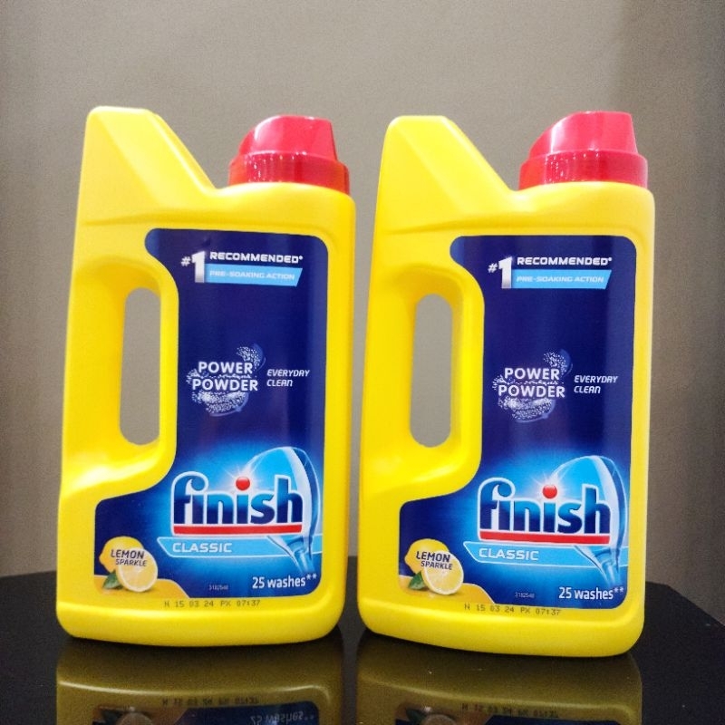 Bột rửa bát Finish Powder 1kg (Hương Chanh) Dùng cho máy rửa bát - ĐỨC chính hãng