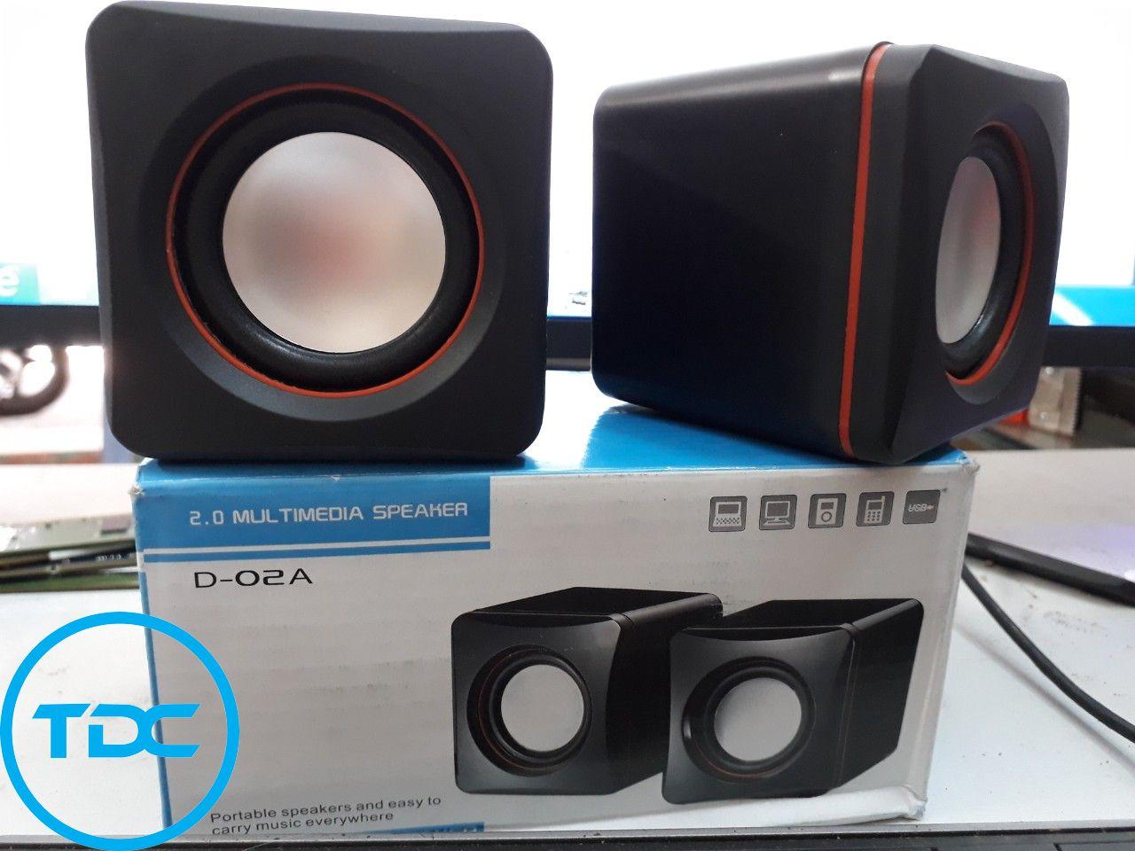 Bộ loa Mini Timedia Speaker D-02A. Màu đen