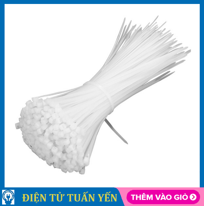 Dây rút nhựa màu trắng bịch lớn nhiều kích thước