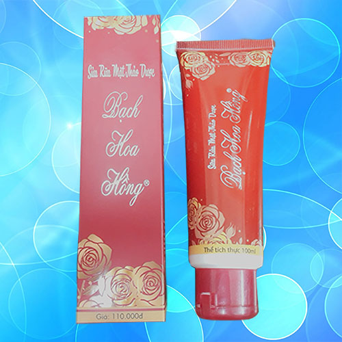 Sữa Rửa Mặt Bach Hoa Hong Thảo Dược 100ml