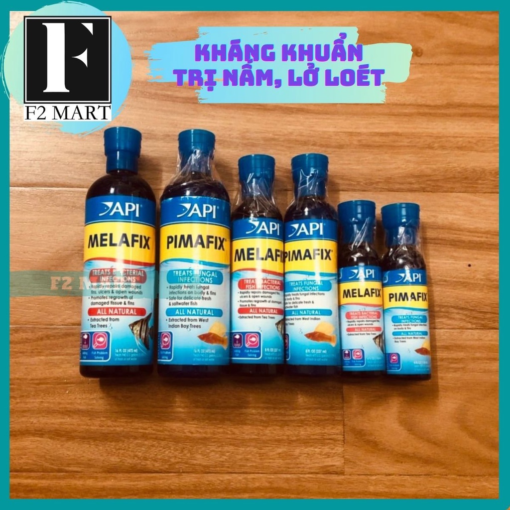 Dung dịch kháng khuẩn và nấm Melafix và Pimafix