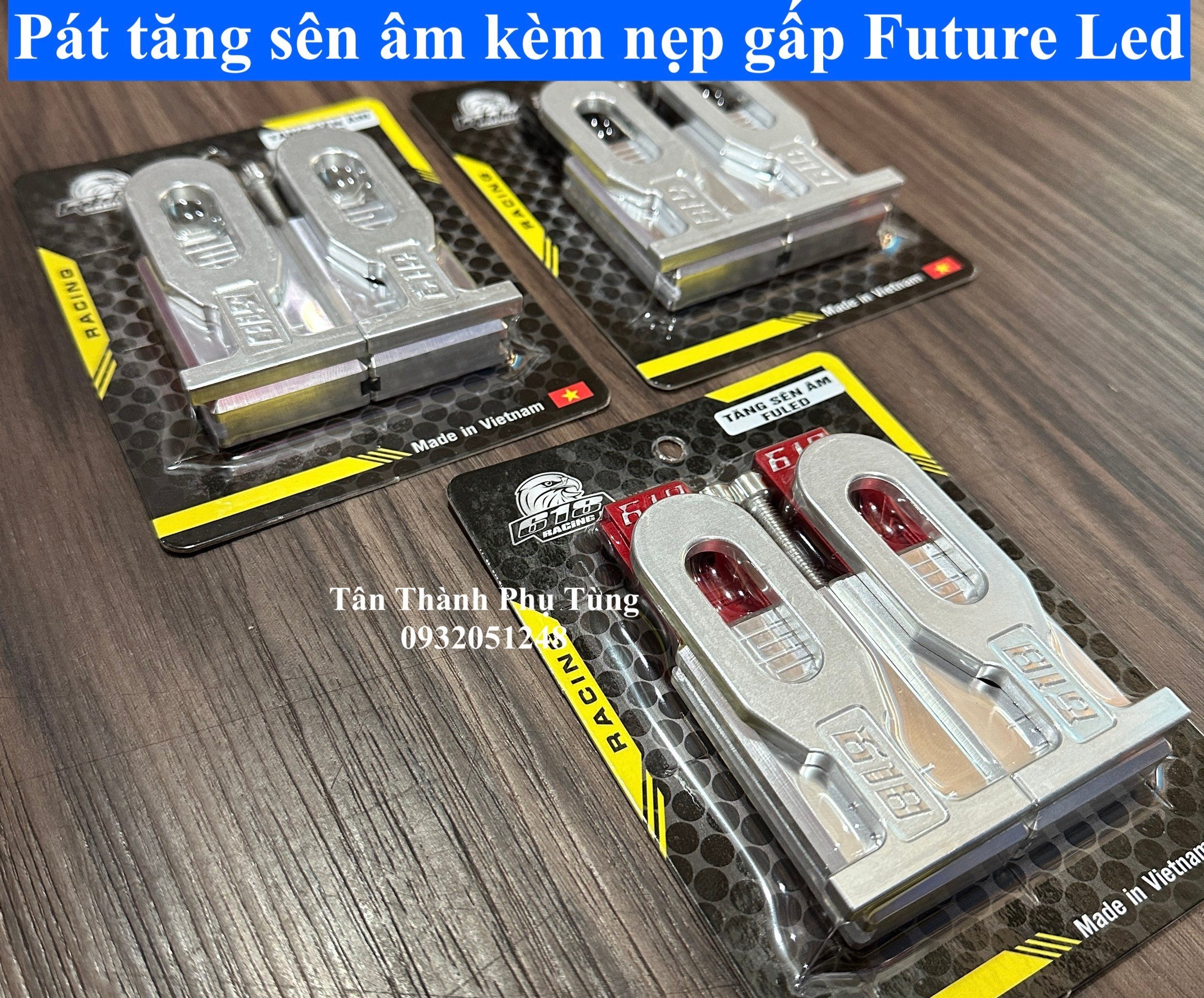 Pát tăng sên âm Future Led kèm nẹp gấp- 618