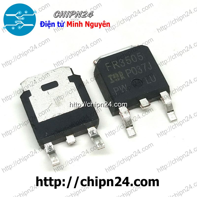 [2 con] (SOP) Mosfet Dán FR3505 TO-252 Hàng Tốt 71A 55V Kênh N (SMD) (IRFR3505TRPBF IRFR 3505 FR) - HH006229