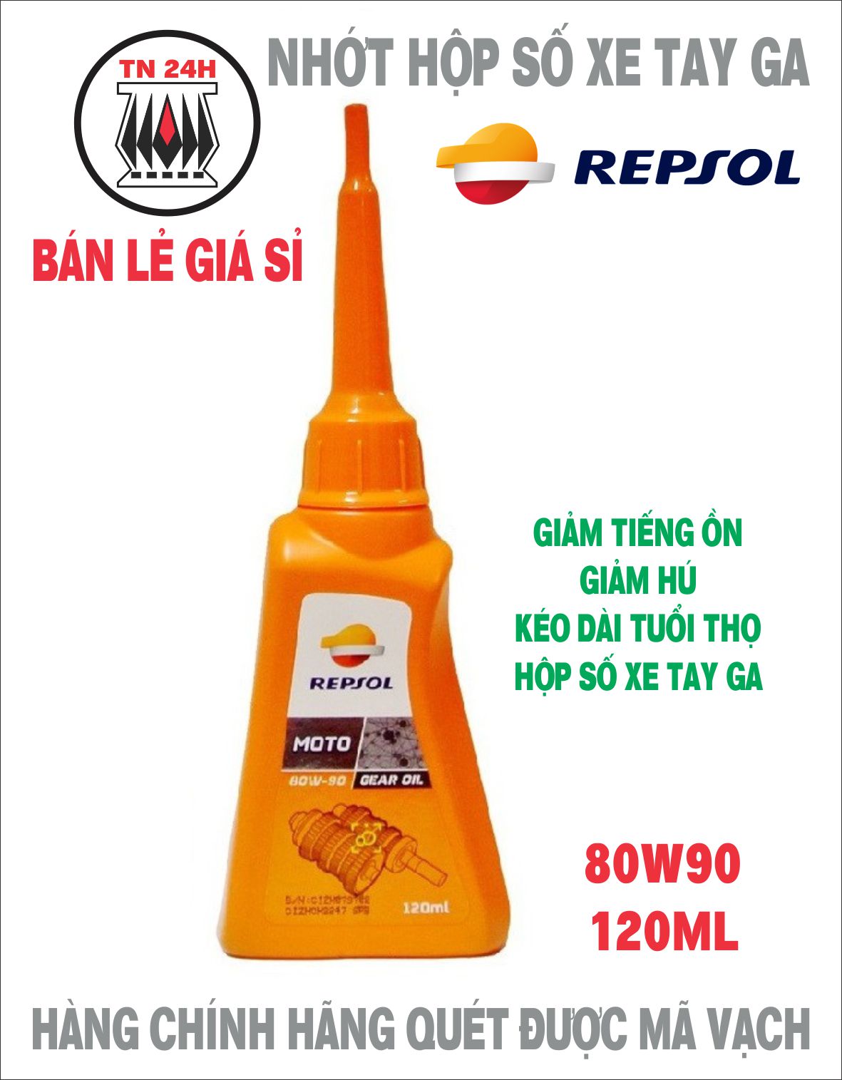 COMBO nhớt REPSOL SMARTER + 1 LAP REPSOL