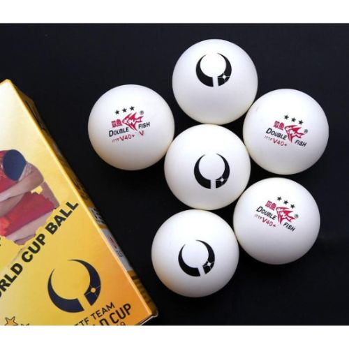 Hộp 6 Quả bóng bàn thi đấu Double Fish V40+ 3