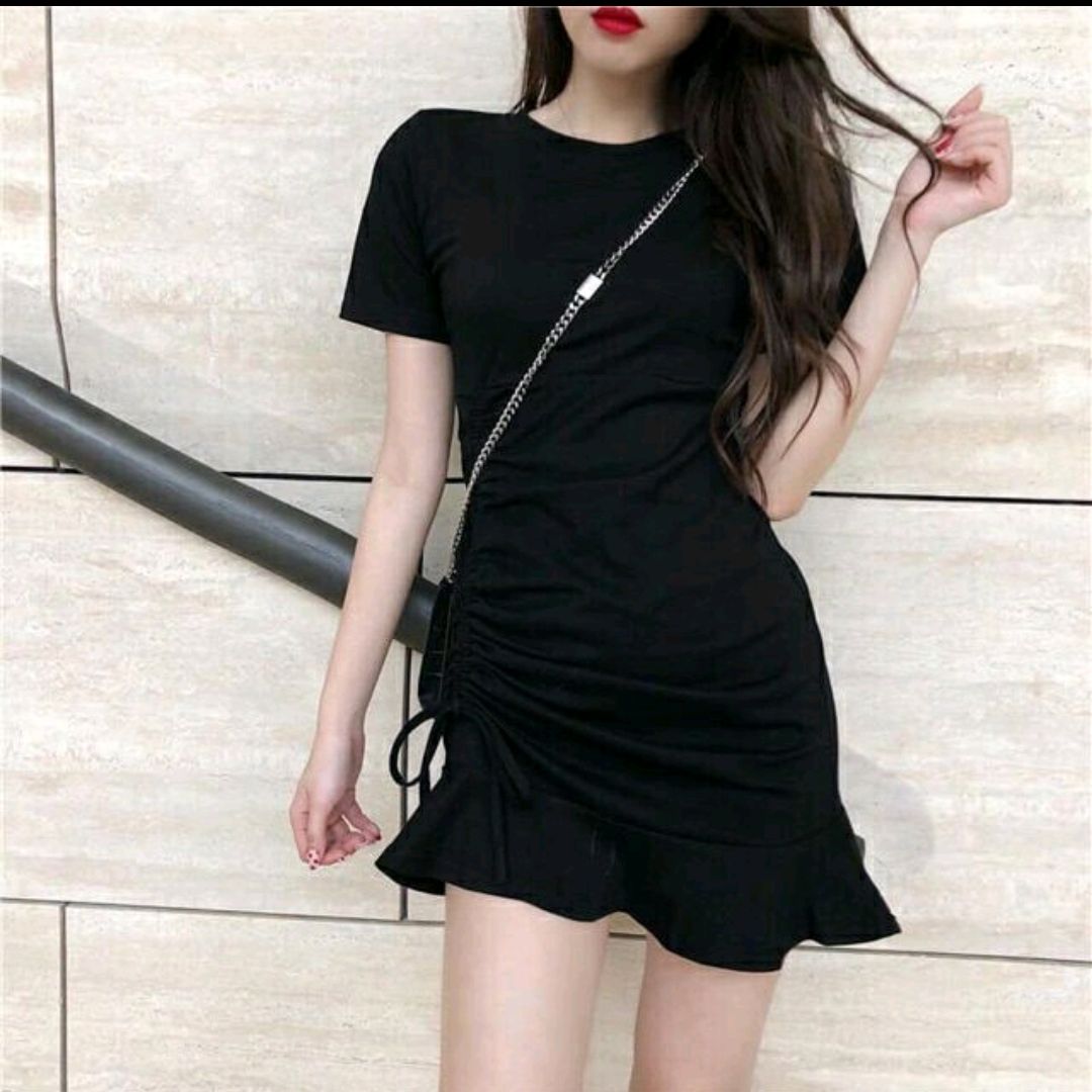 [ Chuyên sỉ ] Váy Đầm body đuôi cá rút dây eo Siêu Hot - FREESHIP