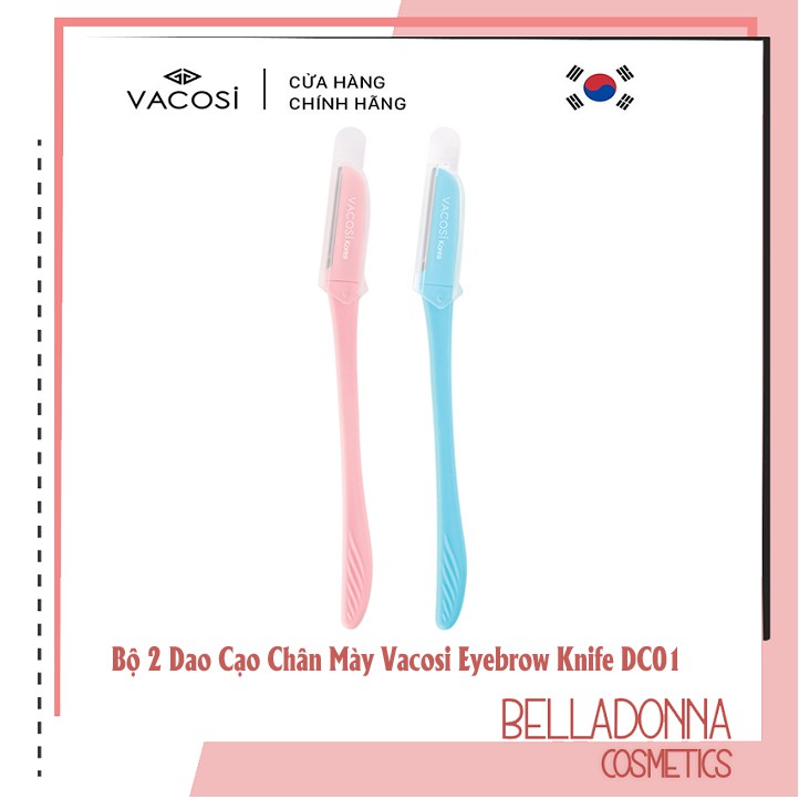 Bộ 5 dao cạo chân mày Vacosi collection Pro-makeup
