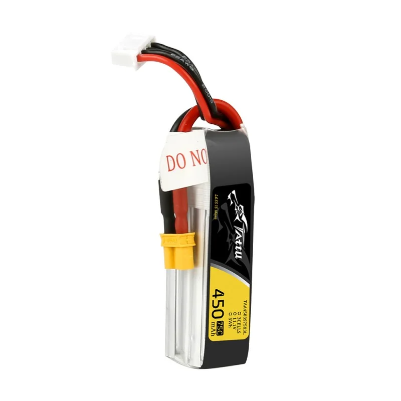 Pin Tattu lipo 3s 450mah quad fpv