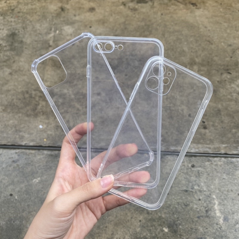Ốp lưng silicon trong dành cho vỏ độ 7plus, 8plus, XR/11 lên 12/13 , X/Xs lên 12Pro/13pro , Xsmax lên 12promax/13promax