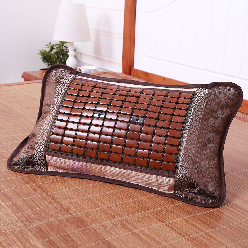 [GIẢM SỐC] Gối trúc thoáng khí đẹp (loại ruột thảo dược), gối trúc mây hạt cao cấp