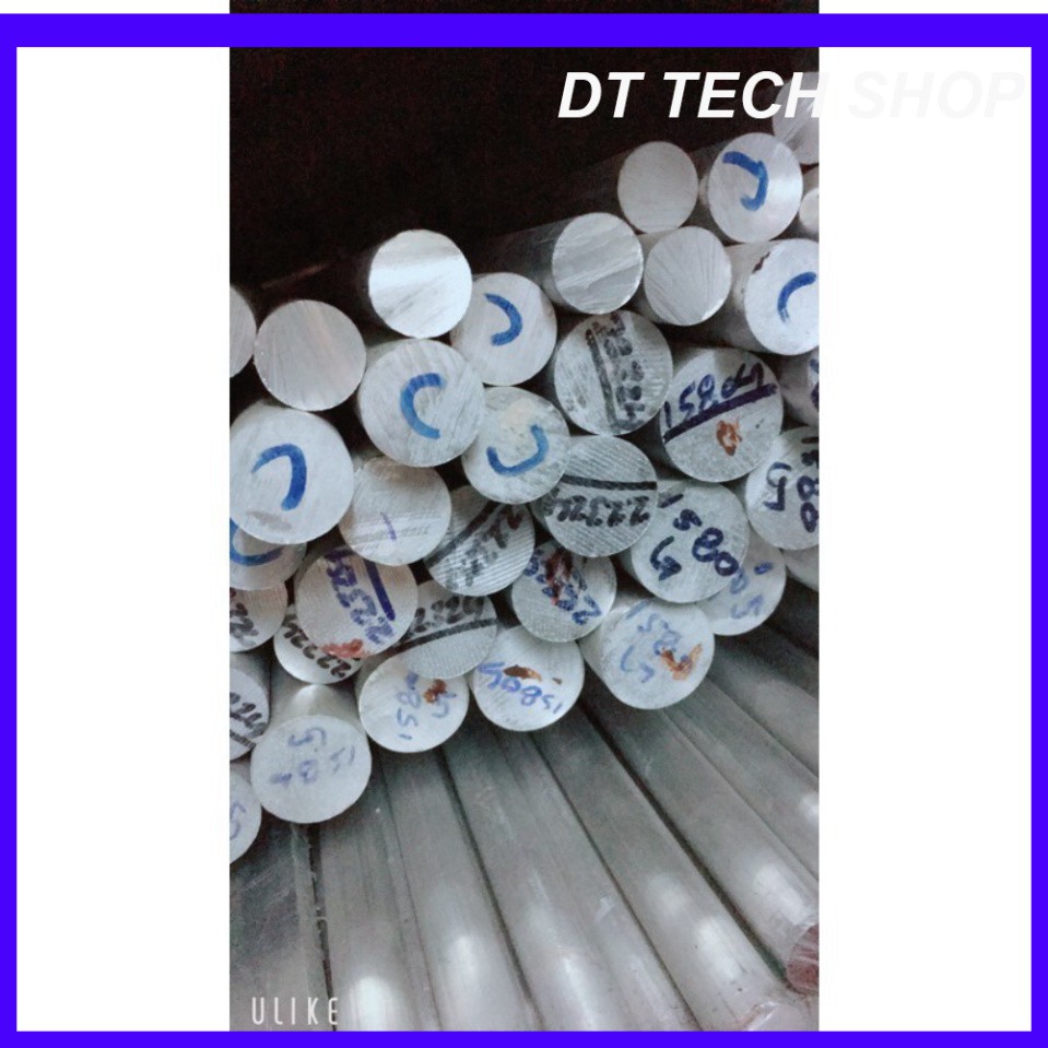 Nhôm cây đặc A6061 D30mm dài 500mm