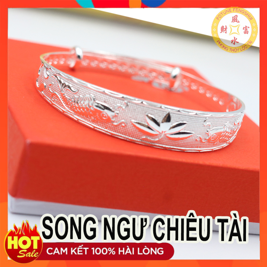 Lắc bạc Song Ngư Chiêu Tài