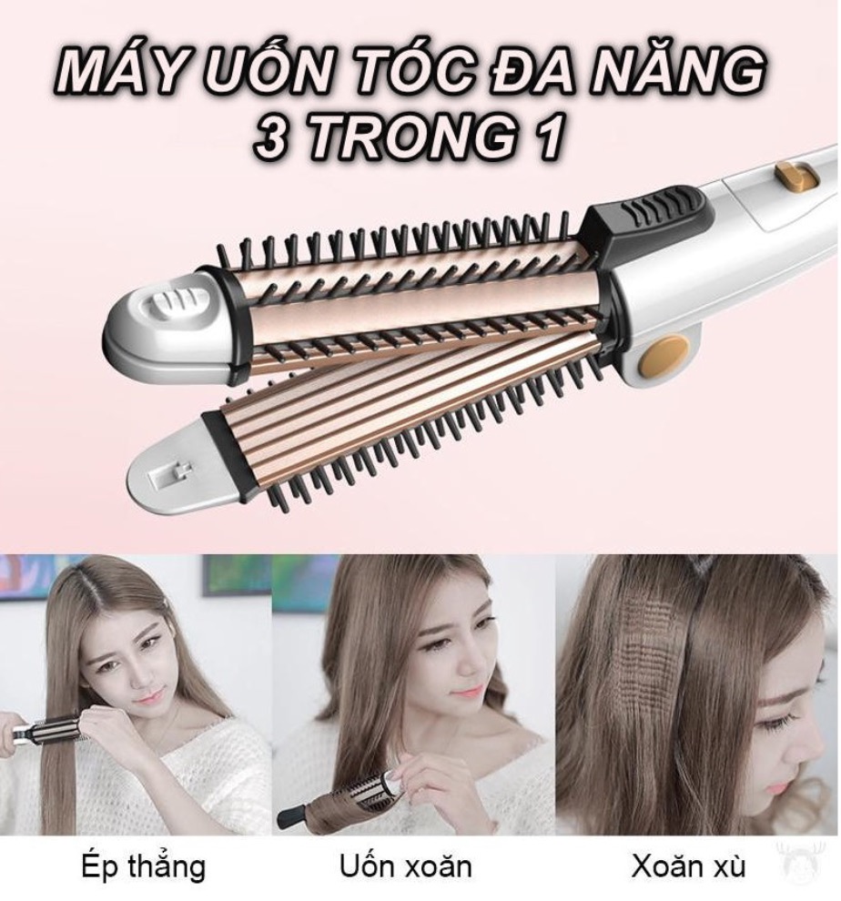 Hanrui - Máy uốn tóc đa năng Nhật Bản
