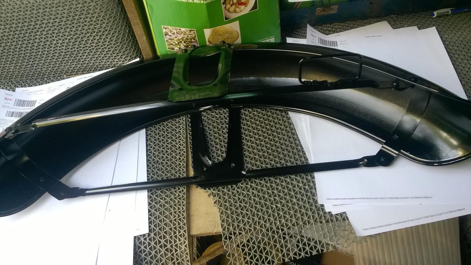 dè trước honda cd - sơn đen