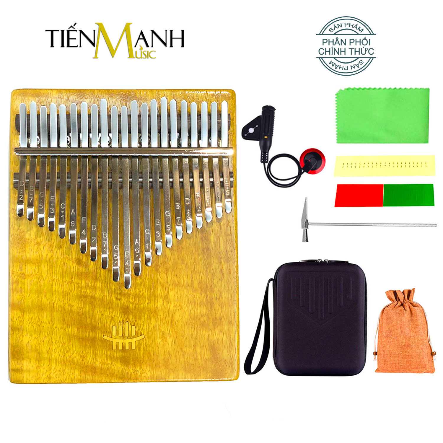 Piano kalimba 21 keys hluru kc-21na-enclosed box anti shock, pickup (male wood rustic-Phoebe nanmu)-genuine distribution by advanced strong music KC21NA