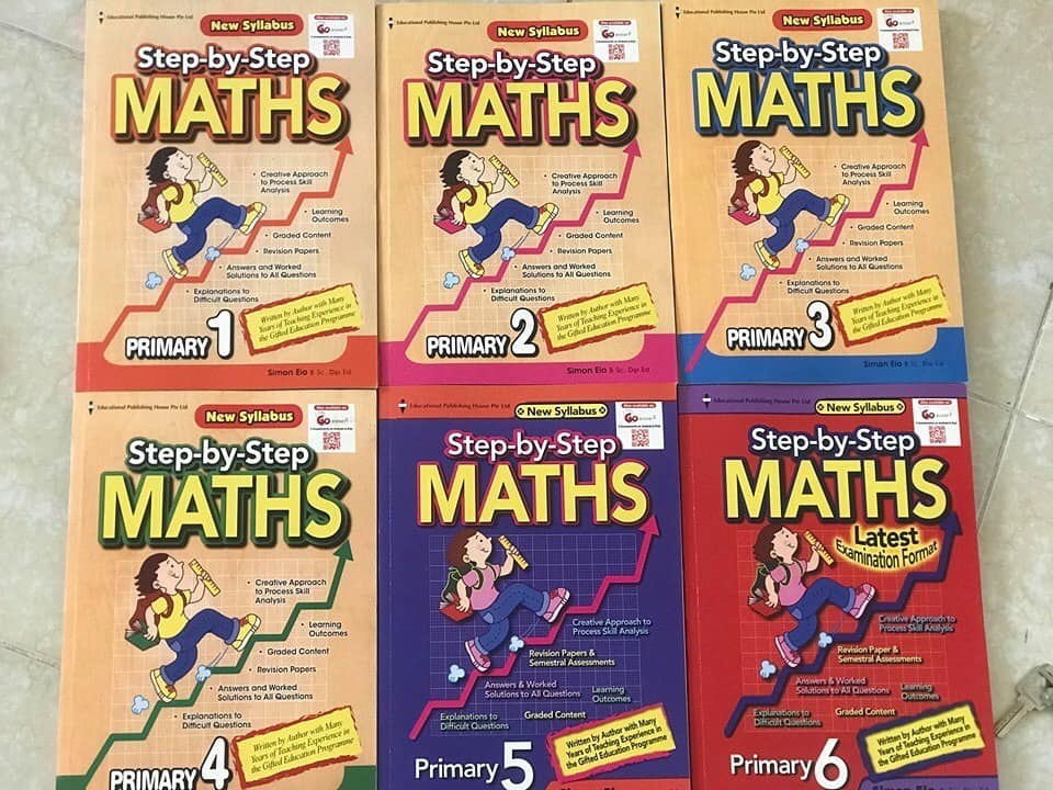 Step by step maths - 6 quyển