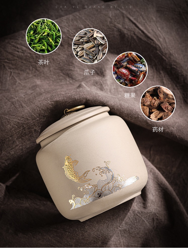 Hũ, Bình đựng trà bằng gốm Định Châu (cỡ lớn, rất khít)