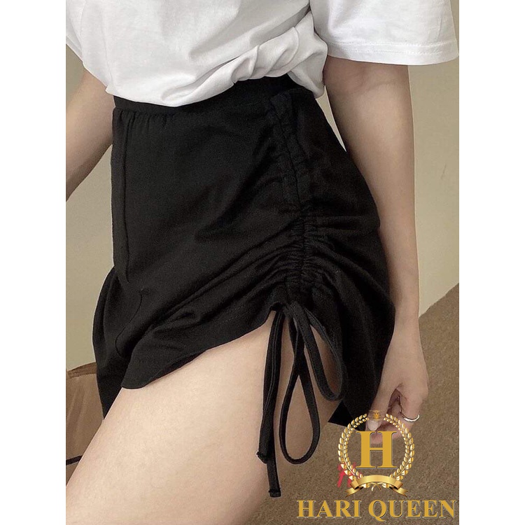 Quần đùi dây rút hông mặc 2 kiểu siêu hot