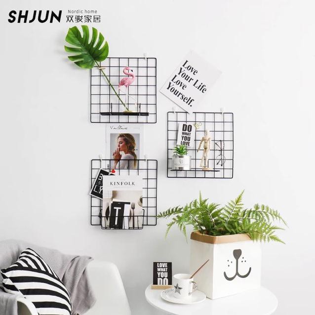 KHUNG LƯỚI SẮT TRANG TRÍ SIZE 35x35cm và 35x45cm