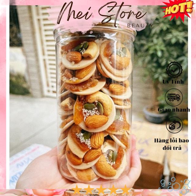 [GIẢM 5% ĐƠN 129K]Bánh Đồng Tiền Mix Hạt Điều 350g