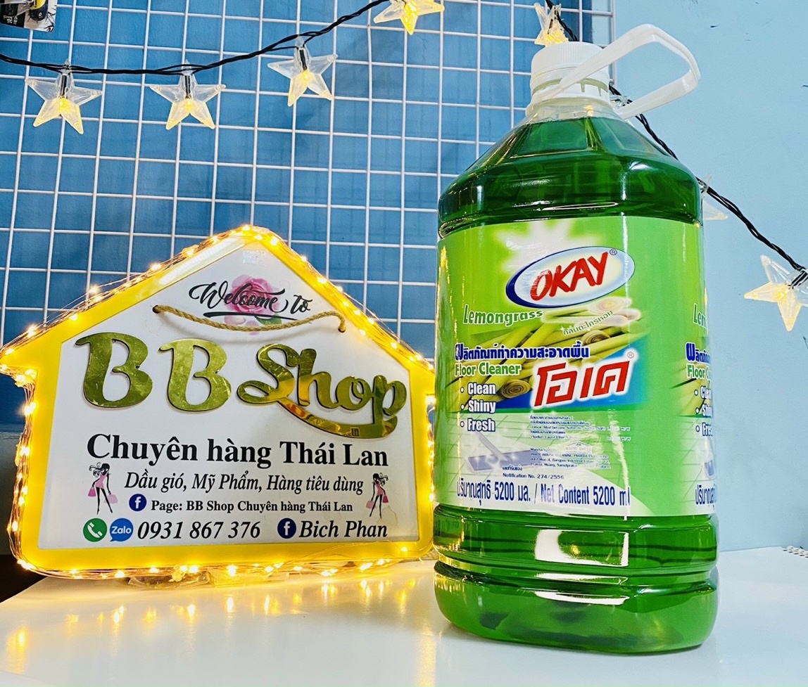 [HCM]NƯỚC LAU SÀN OKAY 5L2