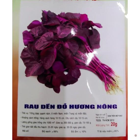 Hạt giống RAU DỀN ĐỎ - gói 20 gram
