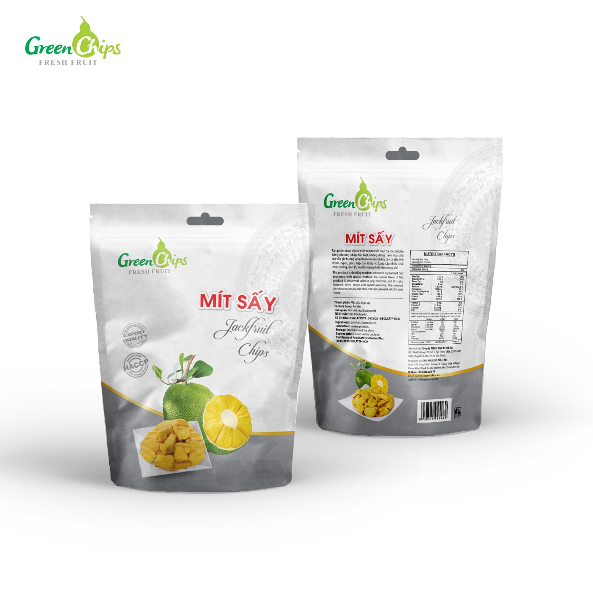 Mít sấy 210 gram  - Green Chips
