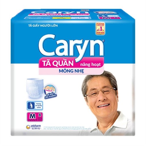 [HCM]Tã Quần Caryn Loại Mỏng Nhẹ M8/M16/M32