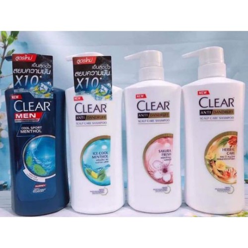 Dầu Gội Clear Thái Lan 450ml Chính Hãng Thái Lan Sạch Gàu ,Tóc Mềm Mượt