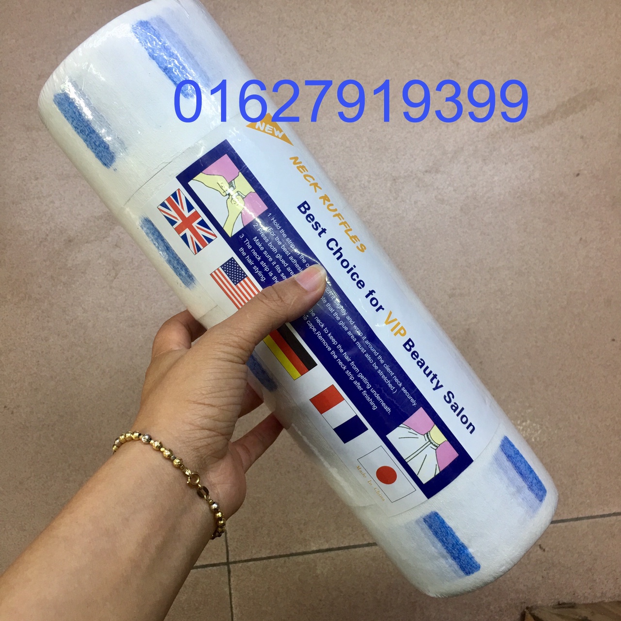 Giấy quấn cổ chặn tóc barber