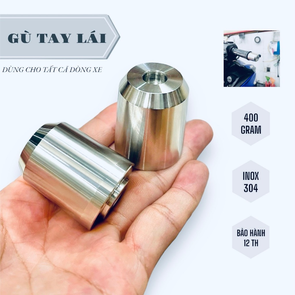 Gù + ty đóng ghi đông thích hợp cho nhiều dòng xe
