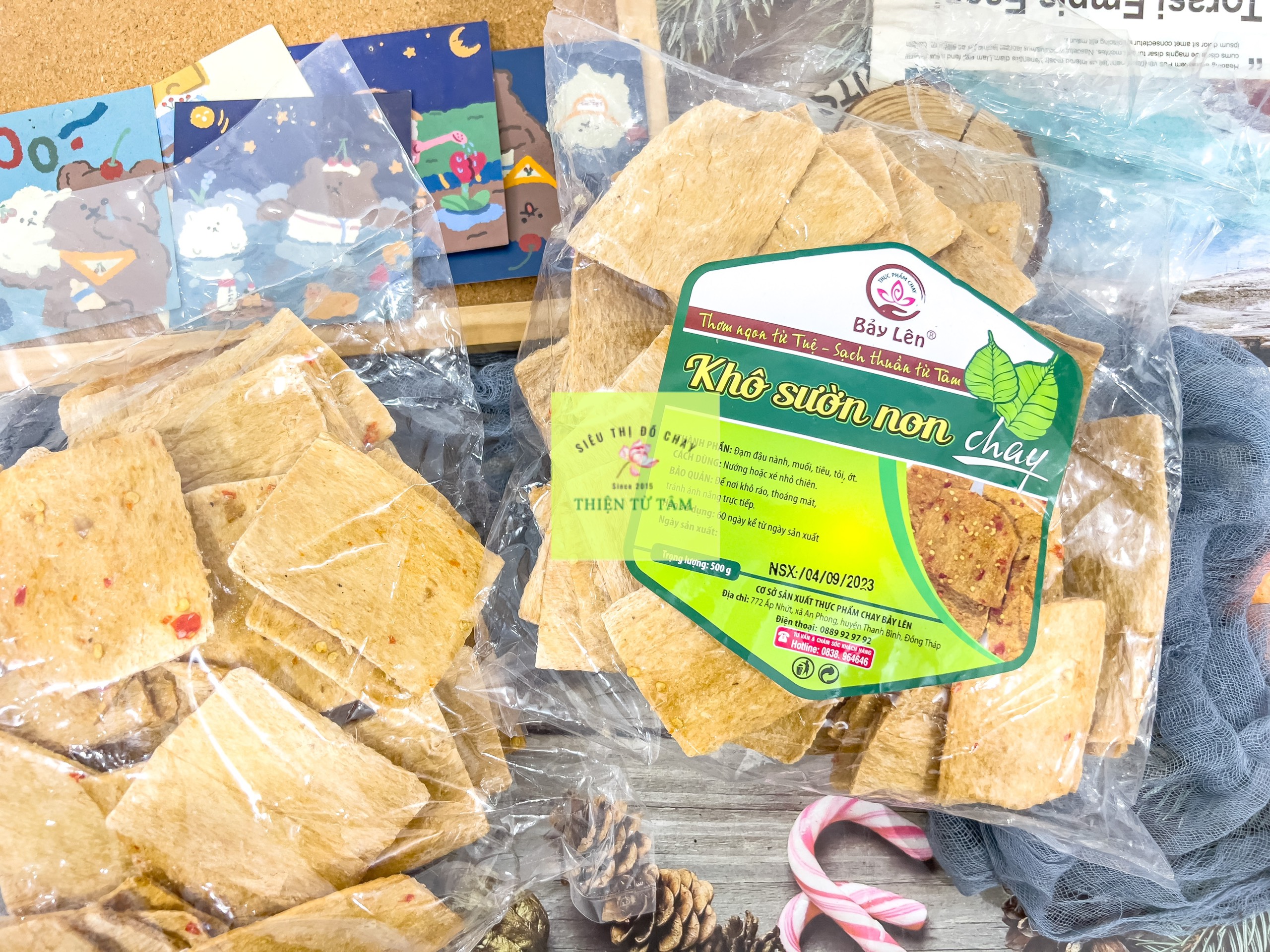 Khô sườn non chay bảy lên thơm ngọt khó cưỡng 500g