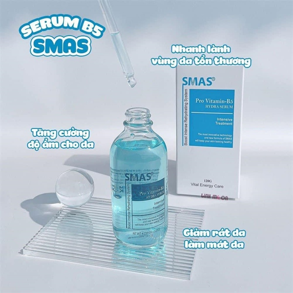 Serum cấp ẩm phục hồi SMAS Pro Vitamin B5 Hydra 120ml