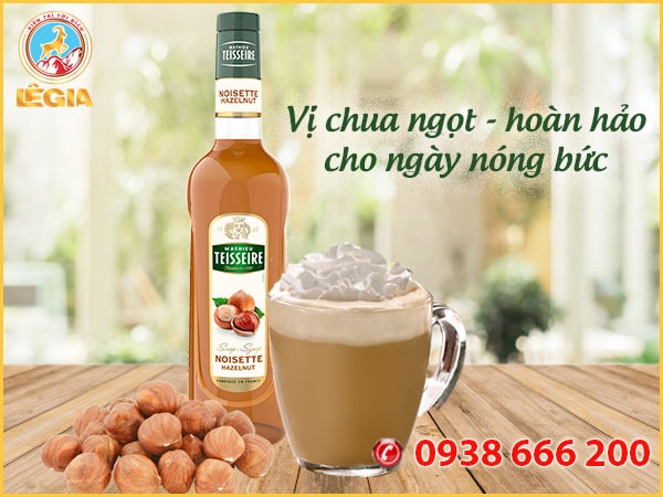 SIRO TEISSEIRE HẠT PHỈ - TEISSEIRE HAZELNUT SYRUP