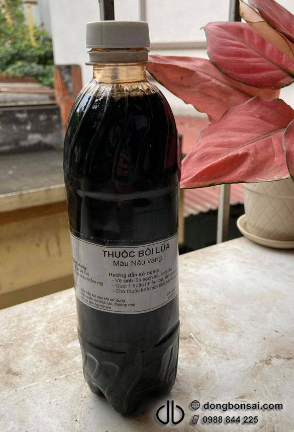 Bôi lũa bonsai màu nâu vàng 500ml