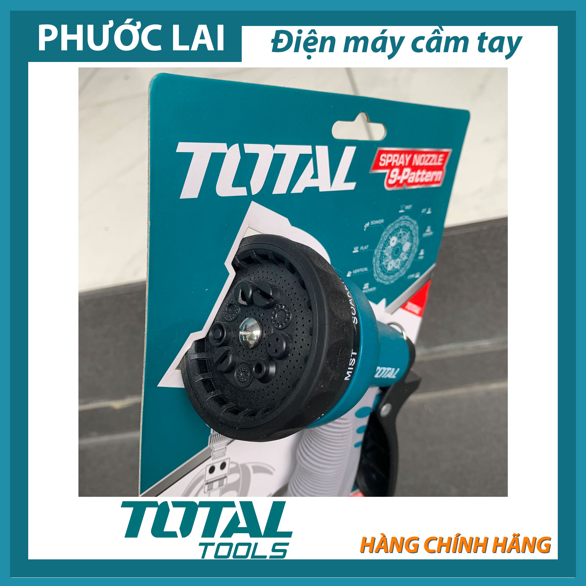 Vòi phun nước xịt rửa 3/4" Total THWS010901