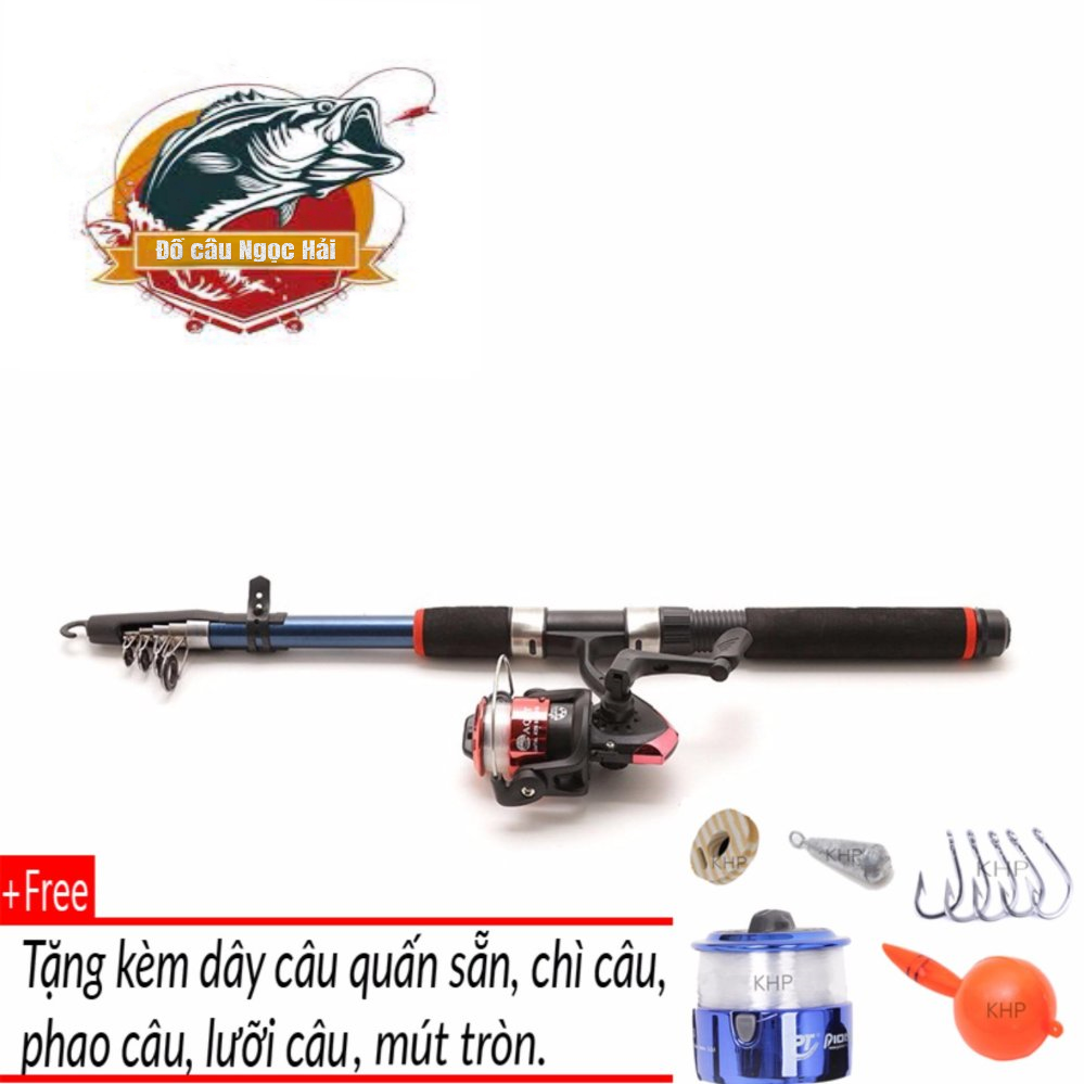 Bộ cần câu winner 2m1 + tặng kèm bộ 5 phụ kiện