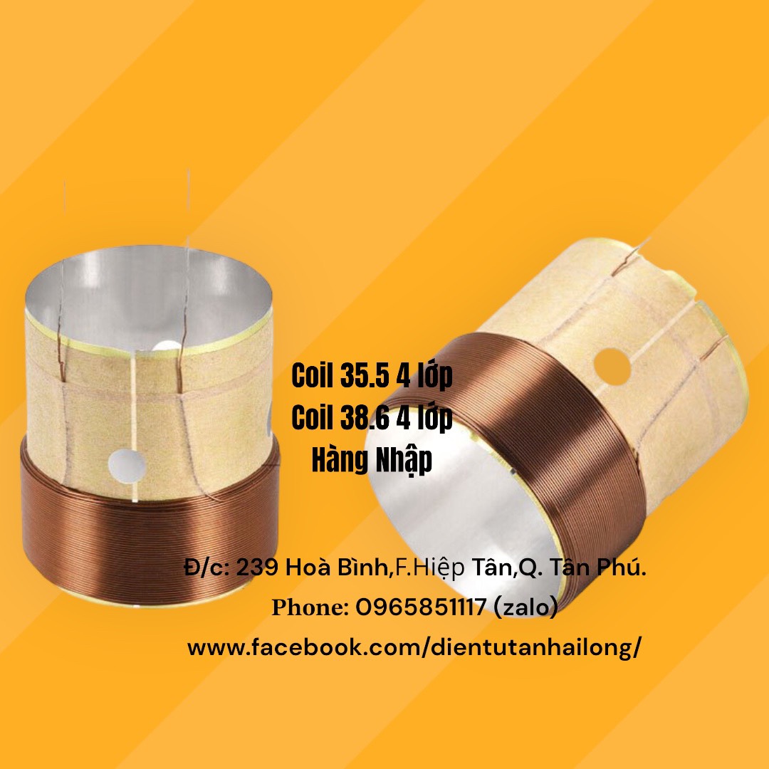 Coil loa 35.5 và 38.6 (2-4 lớp).