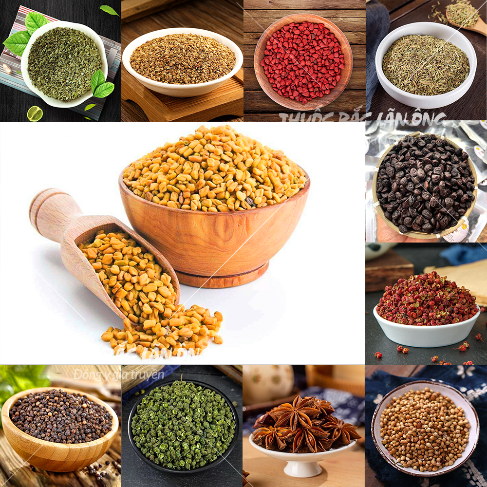 Hạt methi Ấn Độ nguyên liệu nấu cari (Fenugreek seed)