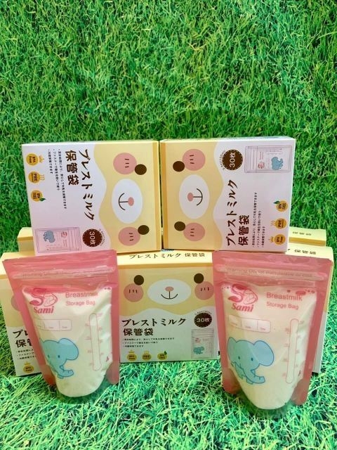 Hộp 30 Túi Trữ Sữa Sami Nhật Bản 100ML