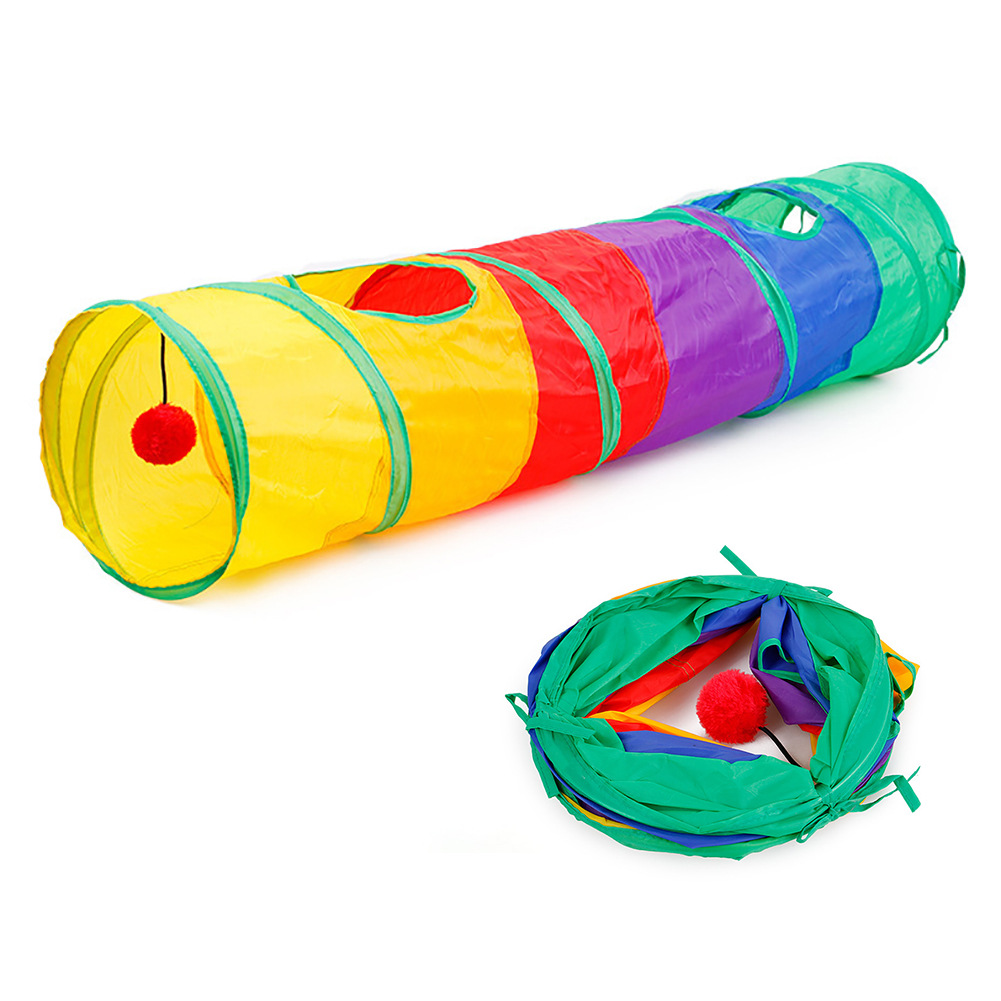 Zoef cat tunnel đồ chơi vui nhộn cho mèo mới dành cho mèo hoặc động vật lớn. đường hầm thú cưng đồ chơi thú cưng li0225