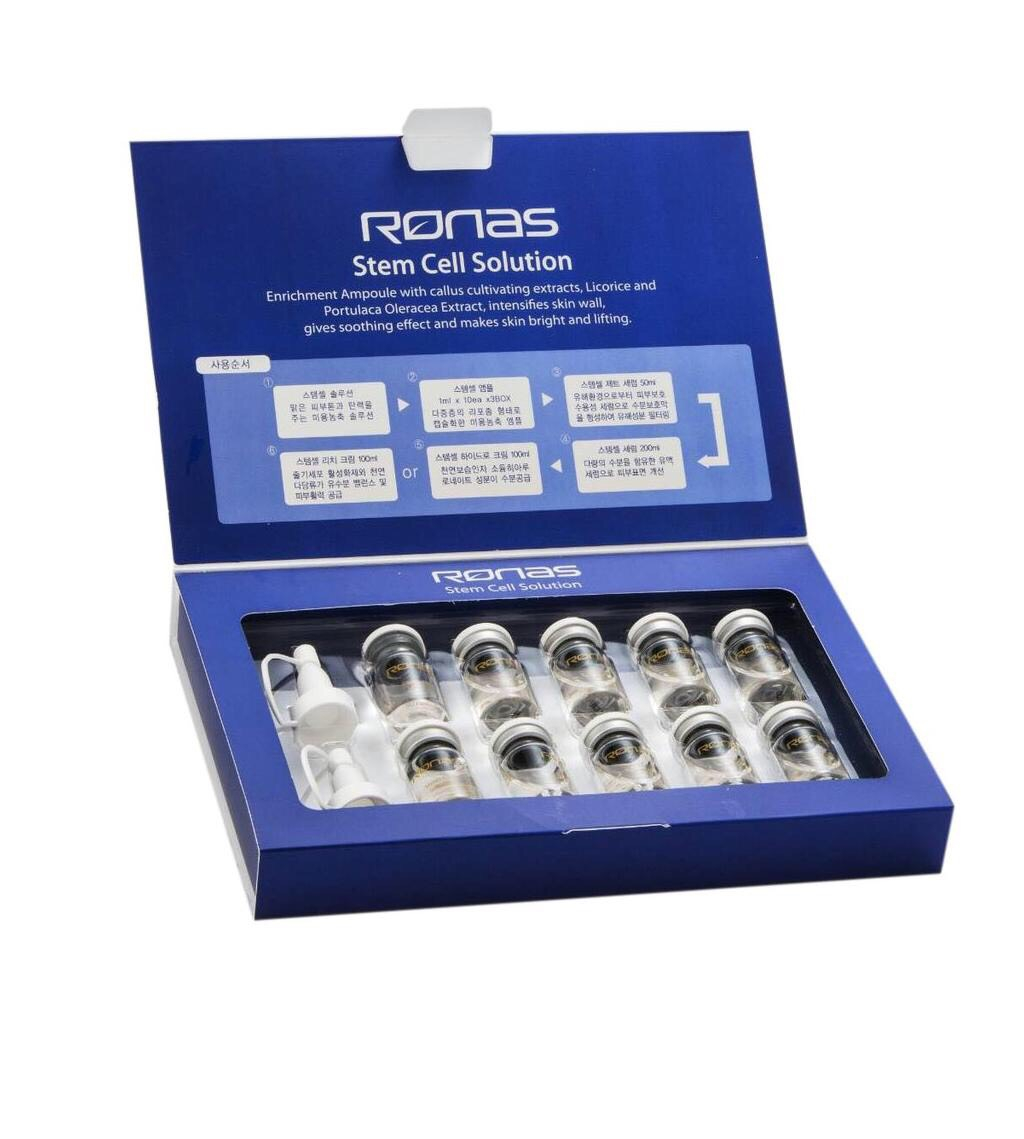 [Hoàn Tiền 8%]Tế Bào Gốc Ronas Stem Cell Solution ( Full Hộp 10 lọ chính hãng )