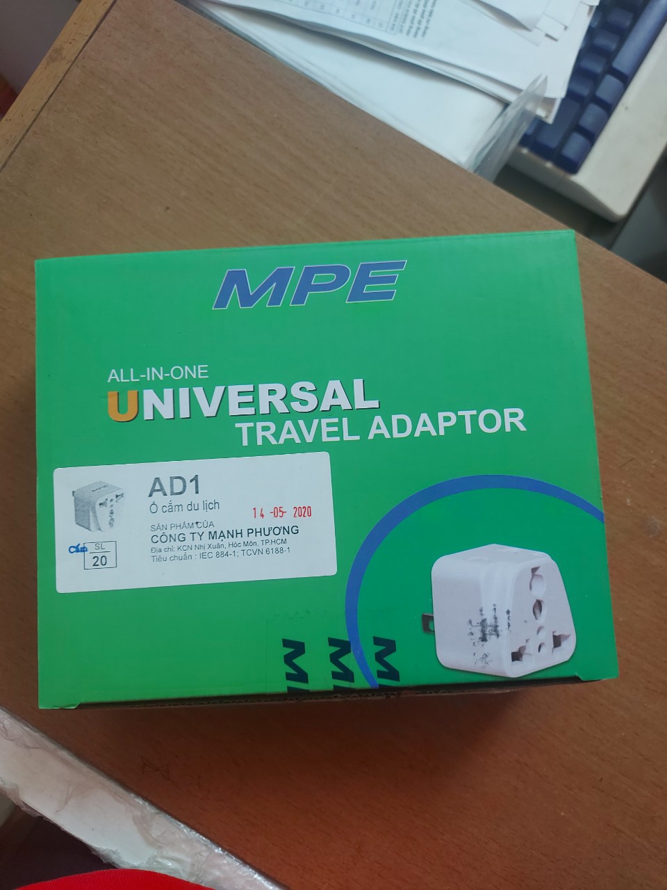 [HCM]Ổ CẮM DU LỊCH MPE - AD1 / CHÂN CẮM DẸP