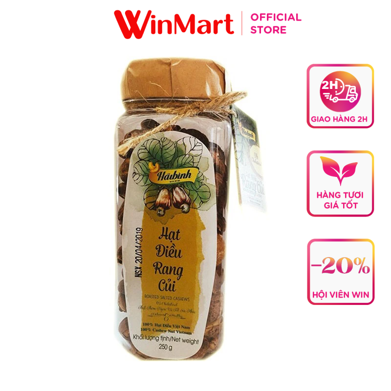 -hạt điều rang củi hải bình 250g